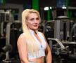 Ionela Sapariuc, la sala de fitness