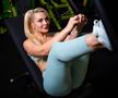 Ionela Sapariuc, la sala de fitness