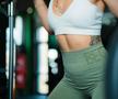Ionela Sapariuc, la sala de fitness