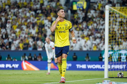 Cristiano Ronaldo  a reușit o nouă „dublă”, iar Al Nassr s-a impus categoric în derby-ul cu Al Riyadh (5-1) // FOTO: Getty Images
