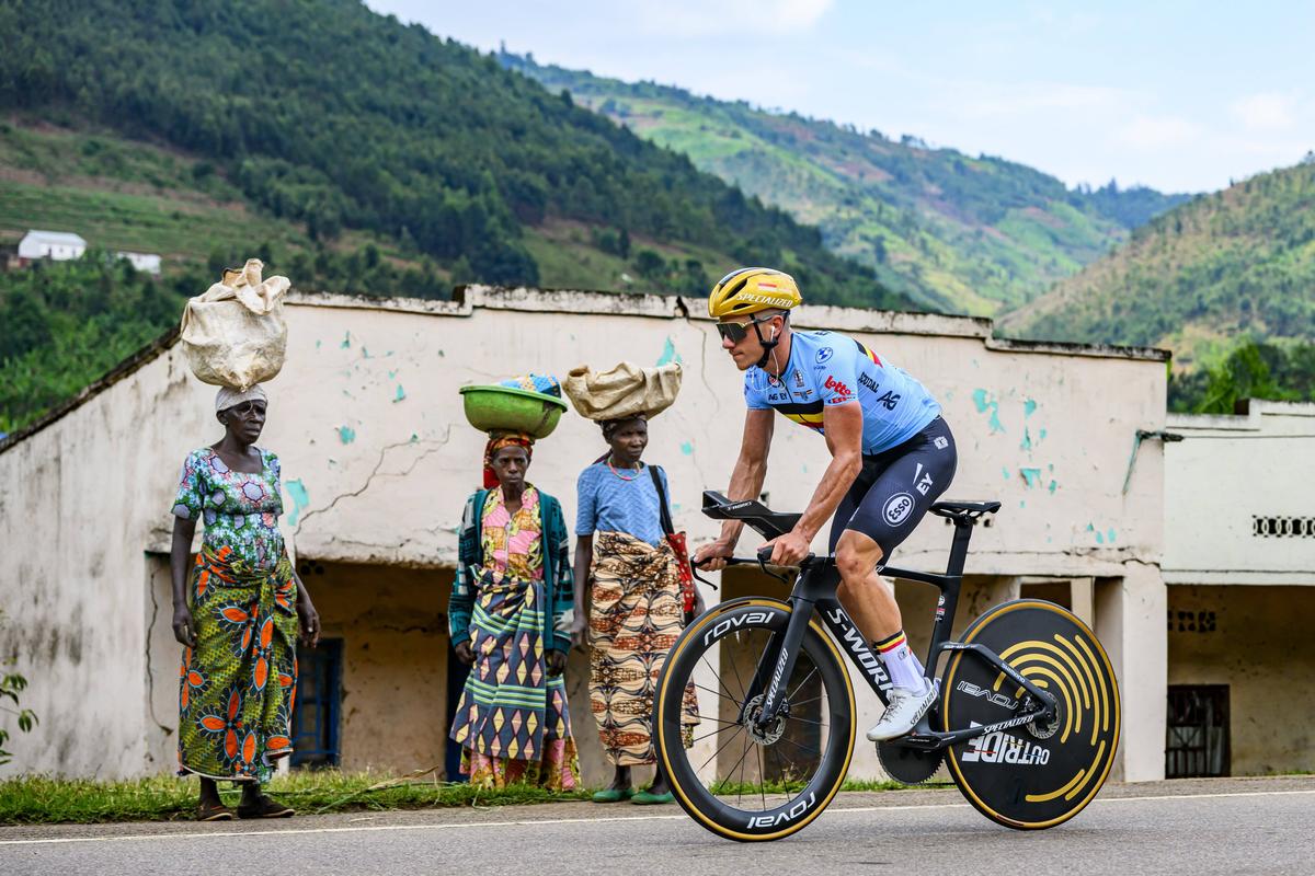 Imagini spectaculoase din Rwanda, de la Campionatele Mondiale de ciclism pe șosea