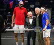 Reilly Opelka, Rod Laver, John McEnroe și Casper Ruud la Laver Cup 2025 Foto: Laver Cup