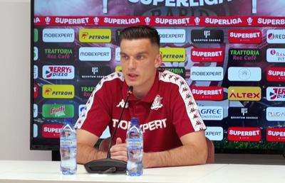 Întrebarea despre FCSB l-a încurcat pe rapidistul Aioani: „Bineînțeles, nu știu ce să zic”