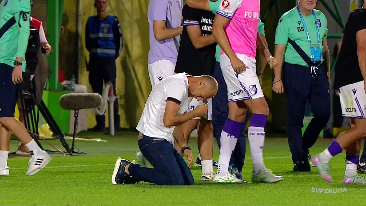 Bogdan Andone a început să plângă, după FC Argeș - U Cluj: „A fost o atmosferă apăsătoare”
