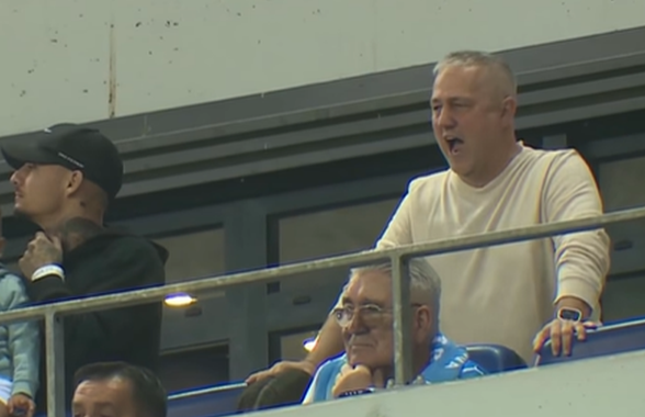 Imagini incredibile pe „Oblemenco”! Mihai Rotaru înjură cot la cot cu galeria: „FCSB - M***!”