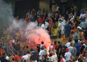 Incidente scandaloase în Dinamo - Farul, provocate de constănțeni: la un pas de o tragedie