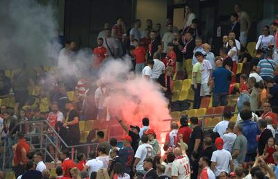 Incidente scandaloase în Dinamo - Farul, provocate de constănțeni: la un pas de o tragedie