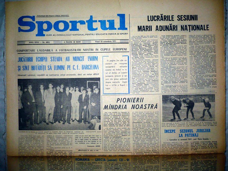 Retro GSP // VIDEO Barcelona - Steaua » 48 de ani de la unicul succes românesc pe Camp Nou! Ziua în care roș-albaștrii au învins creatorul „fotbalului total