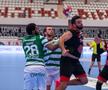 Dinamo a pierdut cu Sporting, scor 25-27, la debutul în grupa B din EHF European League.
