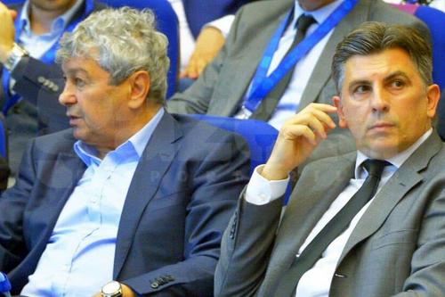 Mircea Lucescu și Ionuț Lupescu