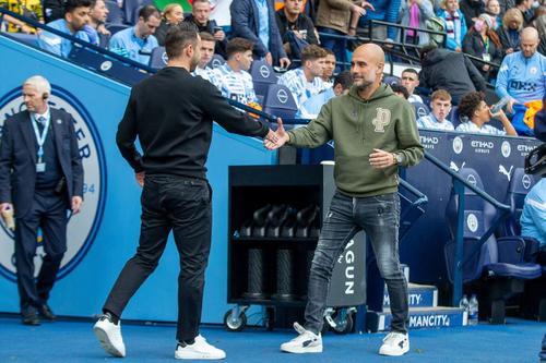 Pep Guardiola și Roberto De Zerbi
Foto: Imago