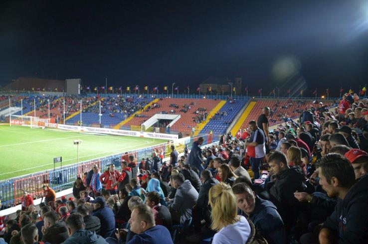 Atmosfera de la Oradea, înainte de UTA - Rapid / foto: Bogdan Cioara
