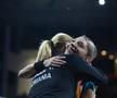 Bernadette Szocs și Mihaela Ștef după victoria din semifinale  FOTO ETTU