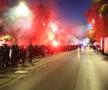 Corteo FCSB, imagini surprinse de Ionuț Iordache în drumul spre Arena Națională