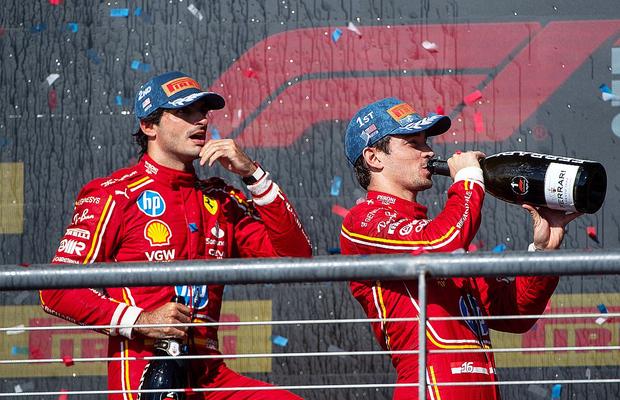 Seară de vis pentru Scuderia Ferrari pe COTA: Charles Leclerc a câștigat, Sainz pe 2! Cum s-a terminat duelul Verstappen - Norris