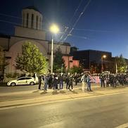 Fanii celor de la FCSB se pregătesc să plece spre Arena Națională / FOTO: Ionuț Iordache (GSP.ro)