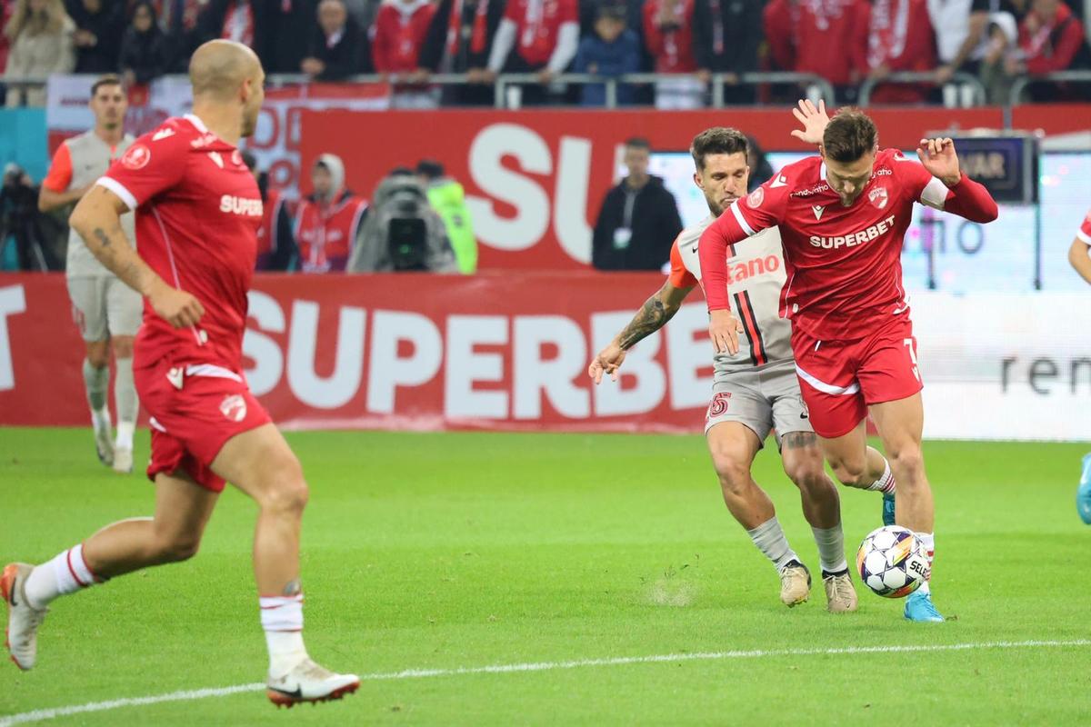Dinamo a avut posesia și a pasat mai mult, dar degeaba! 3 cifre după Derby de România