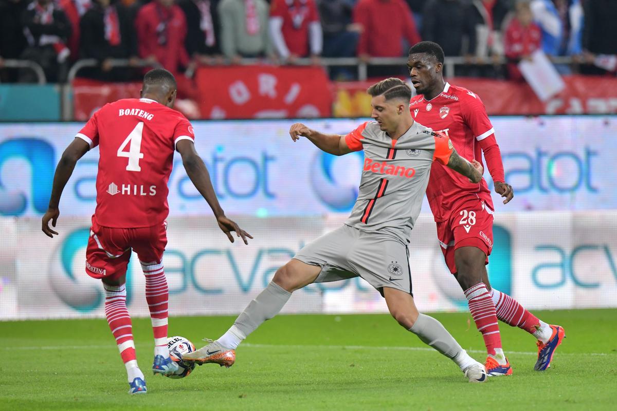 Dinamo a avut posesia și a pasat mai mult, dar degeaba! 3 cifre după Derby de România
