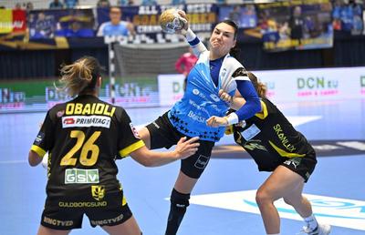 Partidă fără istoric! CSM București a zdrobit-o pe Krim în Polivalentă, în Liga Campionilor la handbal feminin