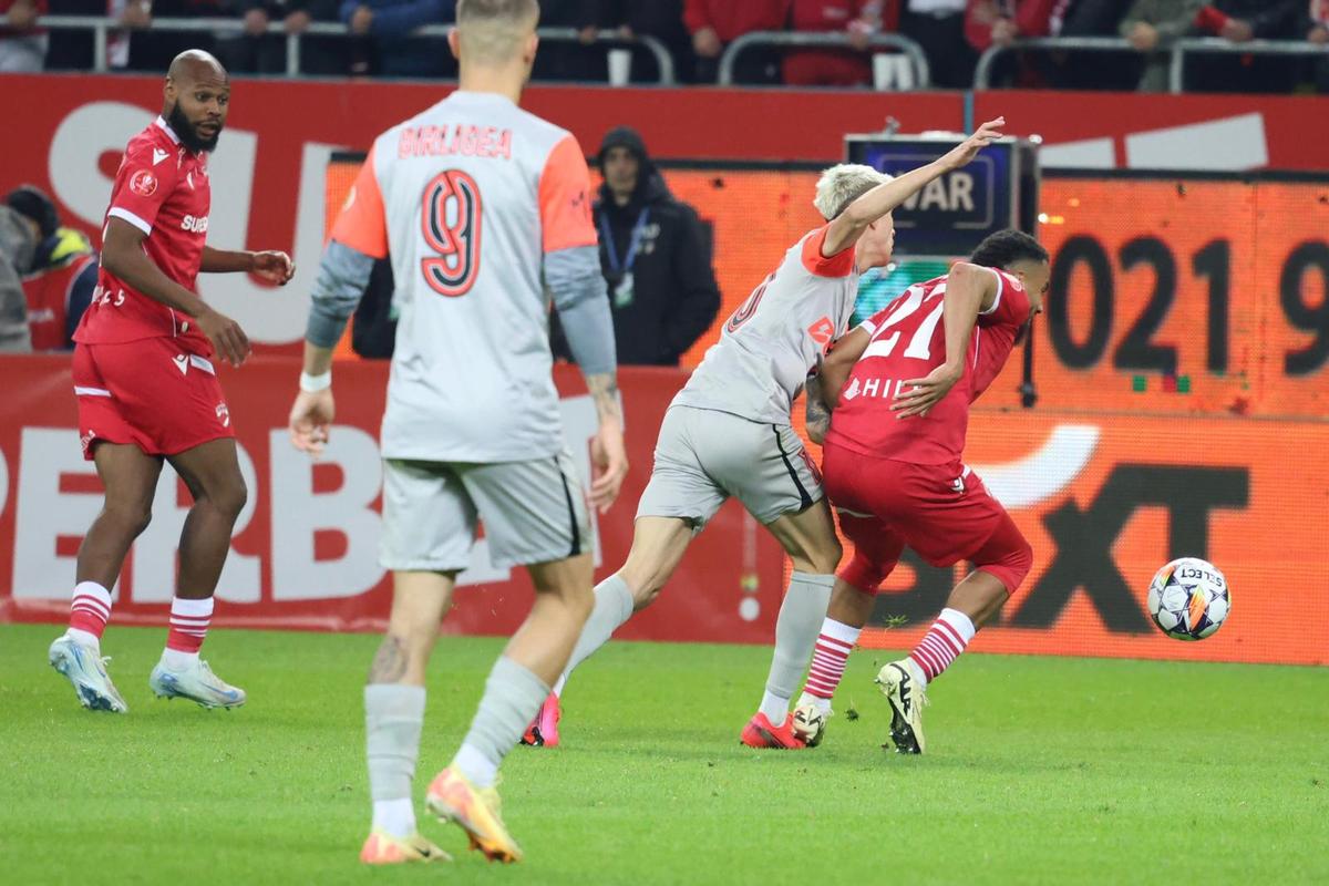 Dinamo a avut posesia și a pasat mai mult, dar degeaba! 3 cifre după Derby de România