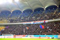 Primul mesaj afișat de galeria FCSB după intrarea pe Arena Națională