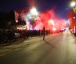 Corteo FCSB, imagini surprinse de Ionuț Iordache în drumul spre Arena Națională