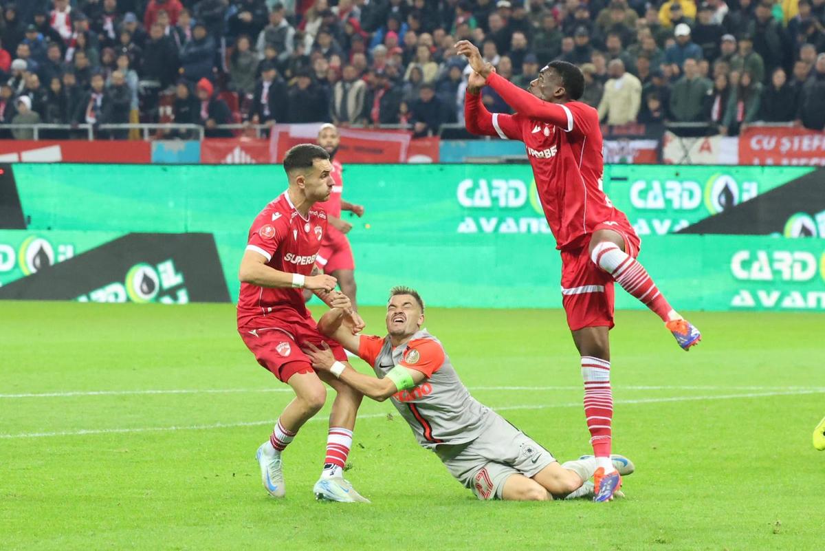 Dinamo a avut posesia și a pasat mai mult, dar degeaba! 3 cifre după Derby de România