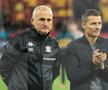 Dumitru Uzunea și Costel Gâlcă, în Dinamo - Rapid, 0-2 (19 octombrie 2025). Foto: Ionuț Iordache&Cristi Preda (GSP)