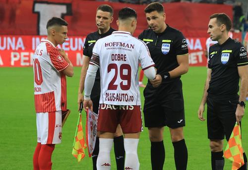Catălin Cîrjan și Alex Dobre, căpitani la Dinamo și Rapid // FOTO: Ionuț Iordache (GSP)