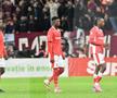Eddy Gnahore, Kennedy Boateng și Mamoudou Karamoko, în Dinamo - Rapid, 0-2 (19 octombrie 2025). Foto: Ionuț Iordache&Cristi Preda (GSP)