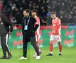 Florentin Petre și Zeljko Kopic, în Dinamo - Rapid, 0-2 (19 octombrie 2025). Foto: Ionuț Iordache&Cristi Preda (GSP)