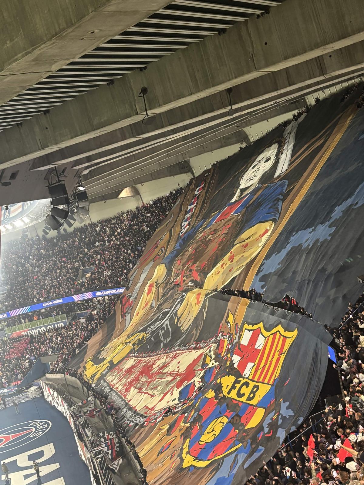 Scenografie sângeroasă la PSG - Barcelona