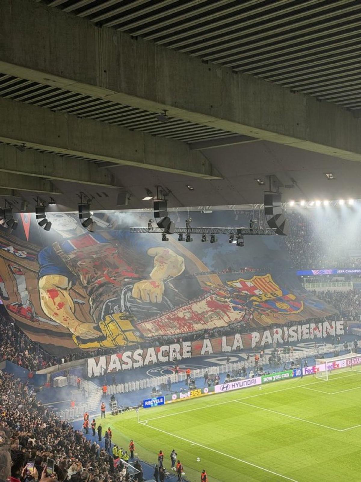 Scenografie sângeroasă la PSG - Barcelona