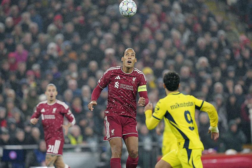 Virgil van Dijk a greșit decisiv cu Villarreal / foto: Imago Images