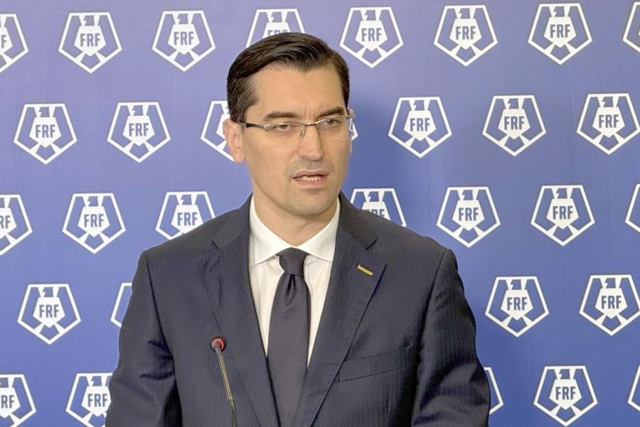 Răzvan Burleanu, președintele Federației Române de Fotbal // FOTO: Andrei Furnigă (GSP.ro) „Am mers în vestiarul jucătorilor” » Răzvan Burleanu a mărturisit ce s-a întâmplat după meciurile din Liga Națiunilor + Ce a spus despre viitorul lui Hagi