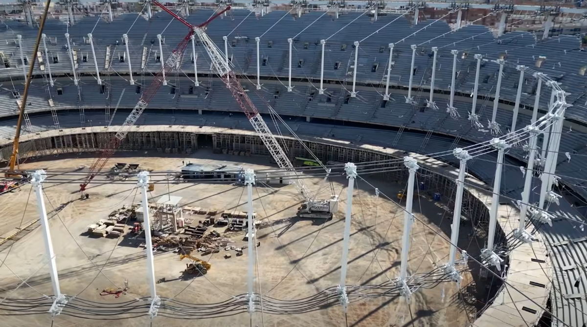 „Nou Mestalla”, stadiul lucrărilor
