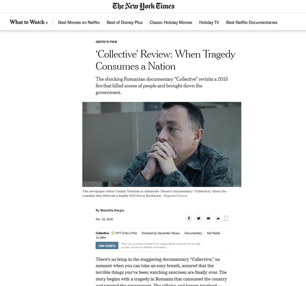 New York Times despre GSP: „Un ziar sportiv, Gazeta Sporturilor, a cultivat o echipă de investigație atât de uimitoare”