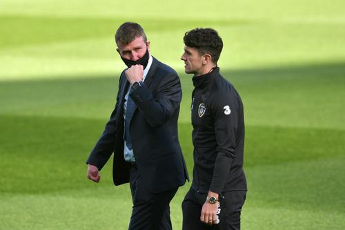 Stephen Kenny, selecționerul Irlandei, riscă să fie demis de federație, ce a deschis anchetă disciplinară. Foto: Guliver/GettyImages