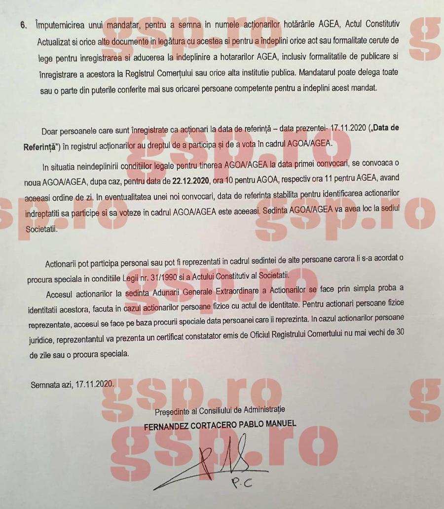DINAMO. EXCLUSIV Gazeta are documentele! Cum arată actele prin care Cortacero cere mărirea de capital din club + când e ziua decisivă