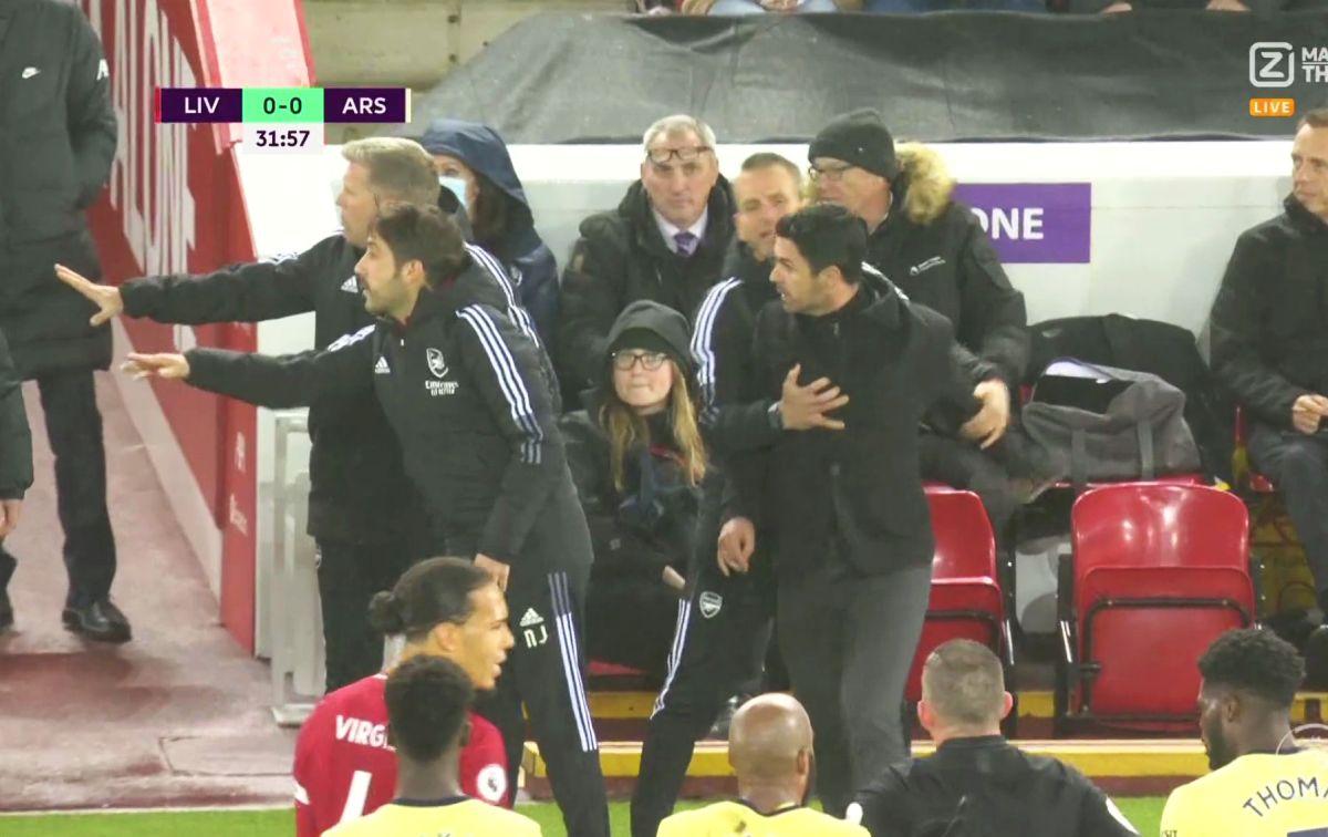Liverpool a zdrobit-o pe Arsenal, într-un meci în care Klopp și Arteta au fost la un pas de bătaie