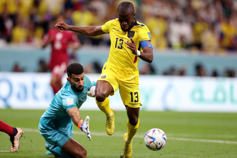 Saad Al Sheeb, în Qatar - Ecuador 0-2 / Sursă foto: Guliver/Getty Images Mihai Stoica nu s-a abținut » Ironia postată în timpul meciului Qatar - Ecuador