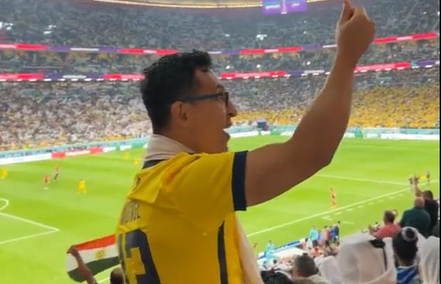 Reacția unui suporter al Ecuadorului face înconjurul rețelelor de socializare: gest făcut chiar din mijlocul fanilor qatarezi
