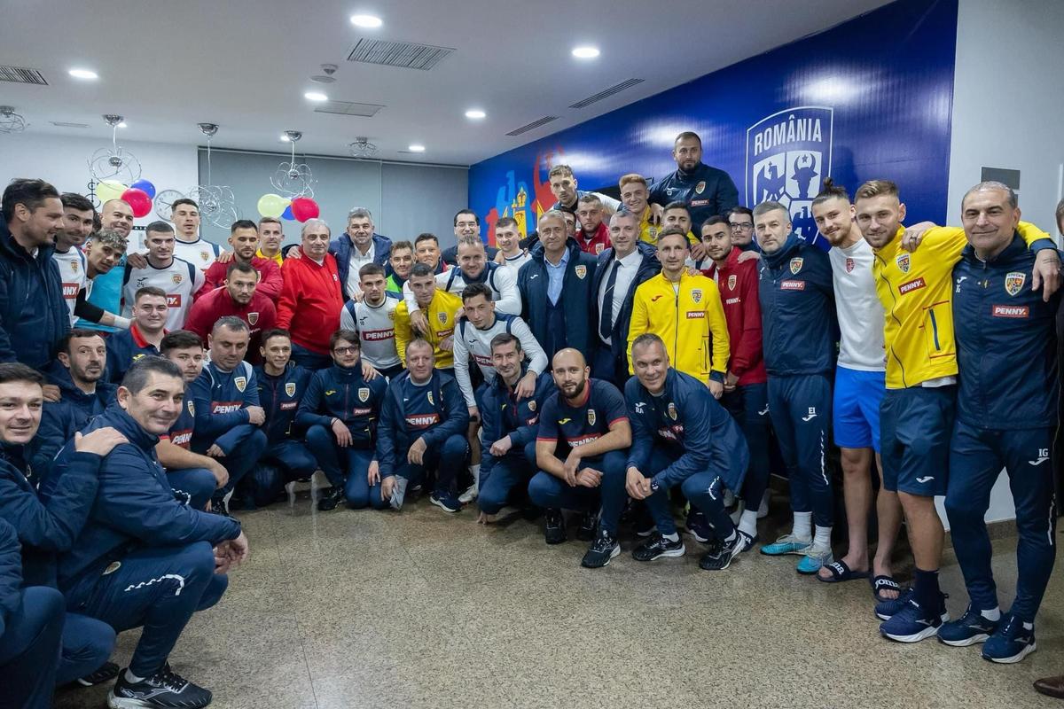 Antrenament România înainte de meciul cu Elveția