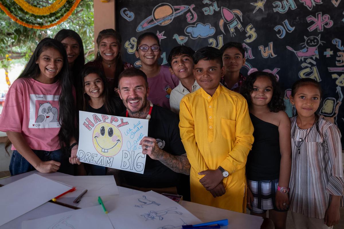 David Beckham, vizita in India