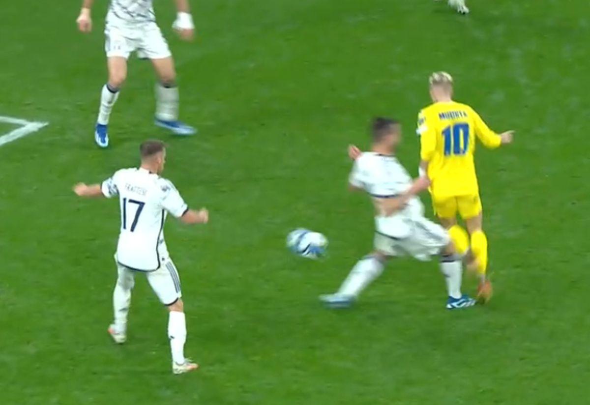 Penalty cerut de Ucraina cu Italia