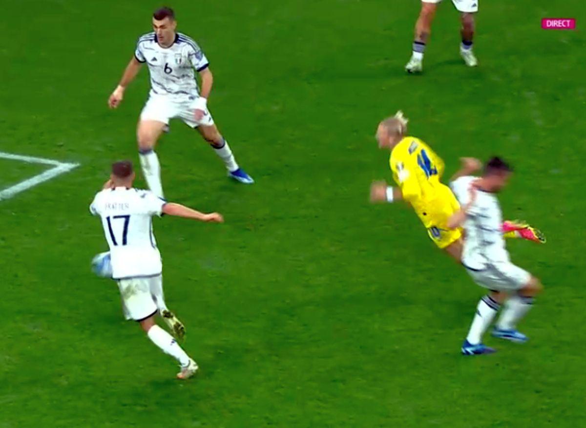 Penalty cerut de Ucraina cu Italia