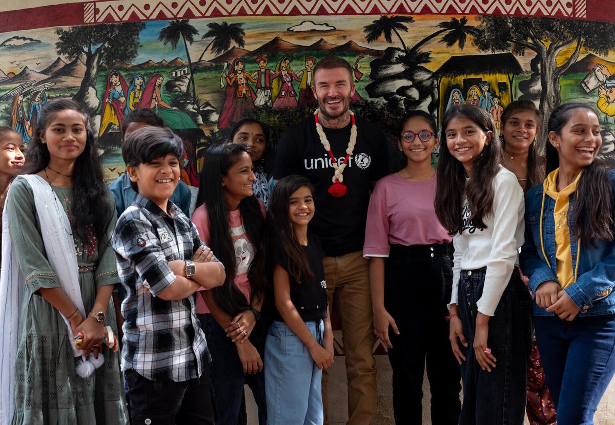 David Beckham, vizita in India