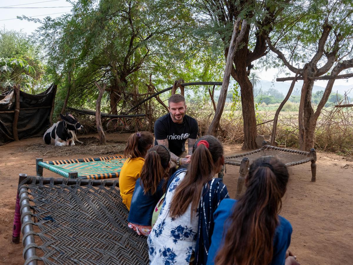 David Beckham, vizita in India