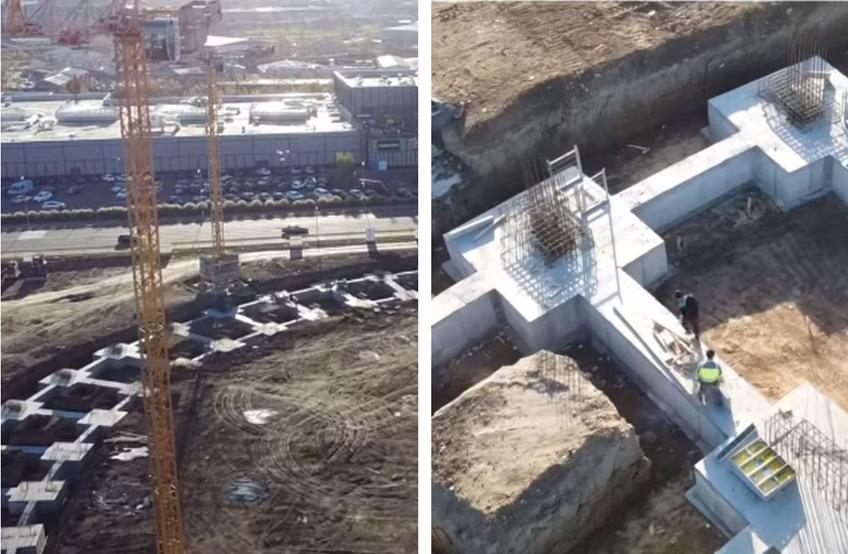 Consiliul Județean Dâmbovița se laudă cu progresul la noul stadion din Târgoviște, unul multifuncțional, de 12.012 locuri.
