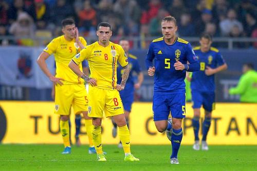România a pierdut cu Suedia, scor 0-2, și a ratat calificarea la EURO 2020 din preliminariile clasice. Foto: Raed Krishan (GSP)